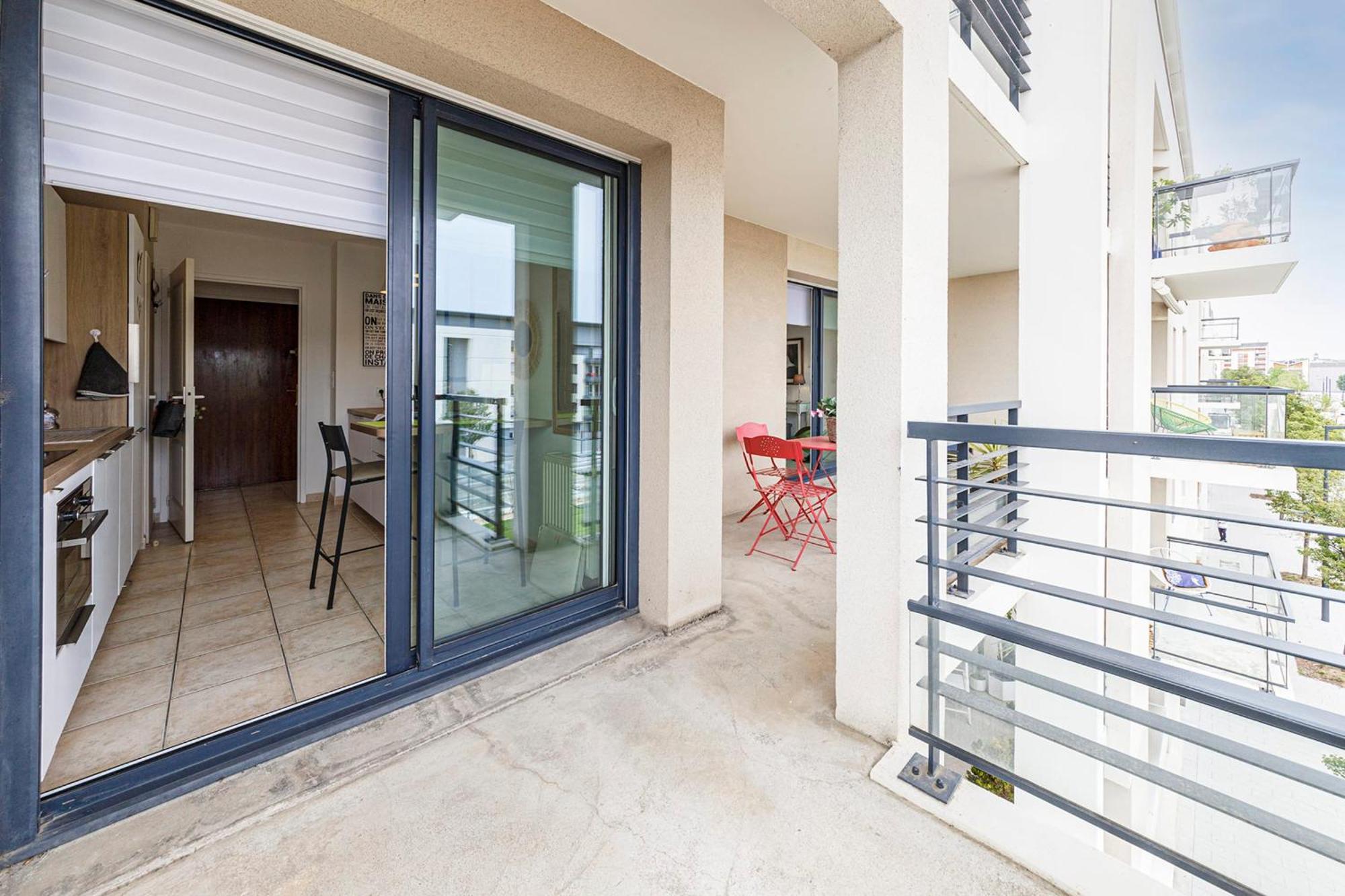 L'Aragon Wifi Balcon Vue La Maine Angers Exterior foto