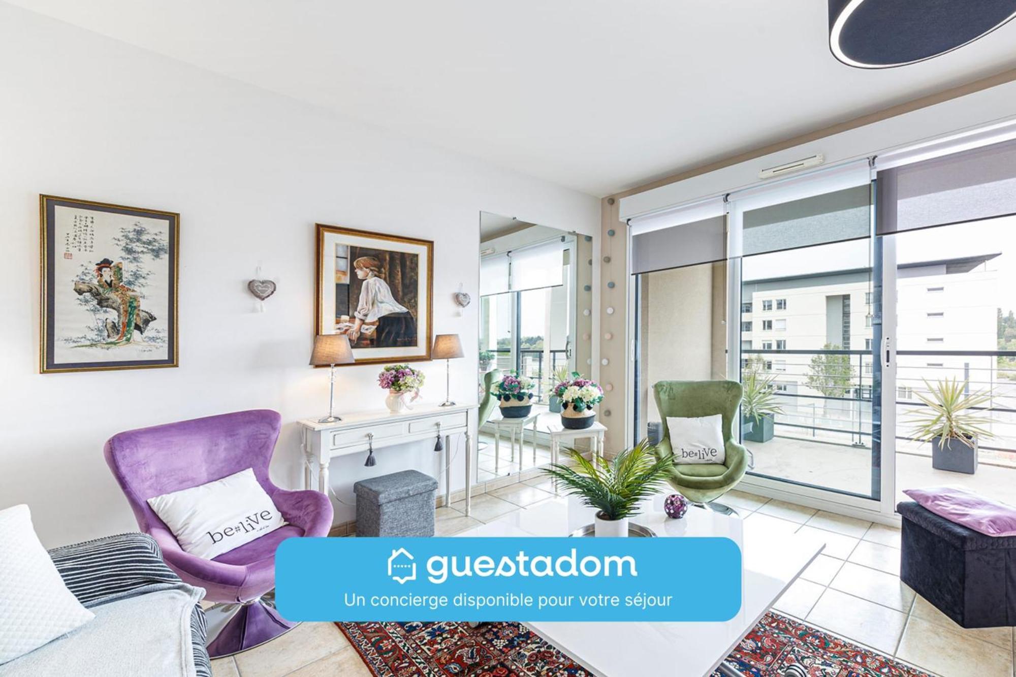 L'Aragon Wifi Balcon Vue La Maine Angers Exterior foto